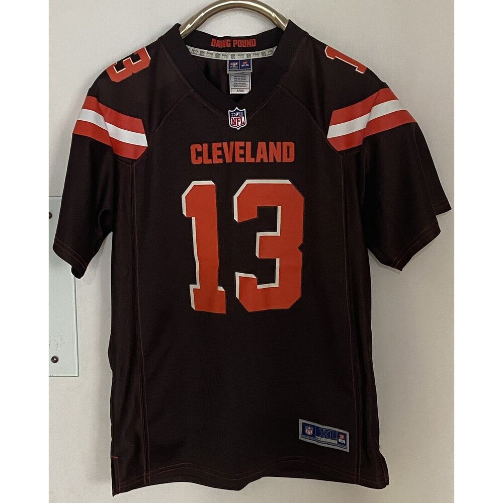 Nike NFL Players Pro Line Cleveland Browns Odell Beckham JR Dawg Pound Jersey XL